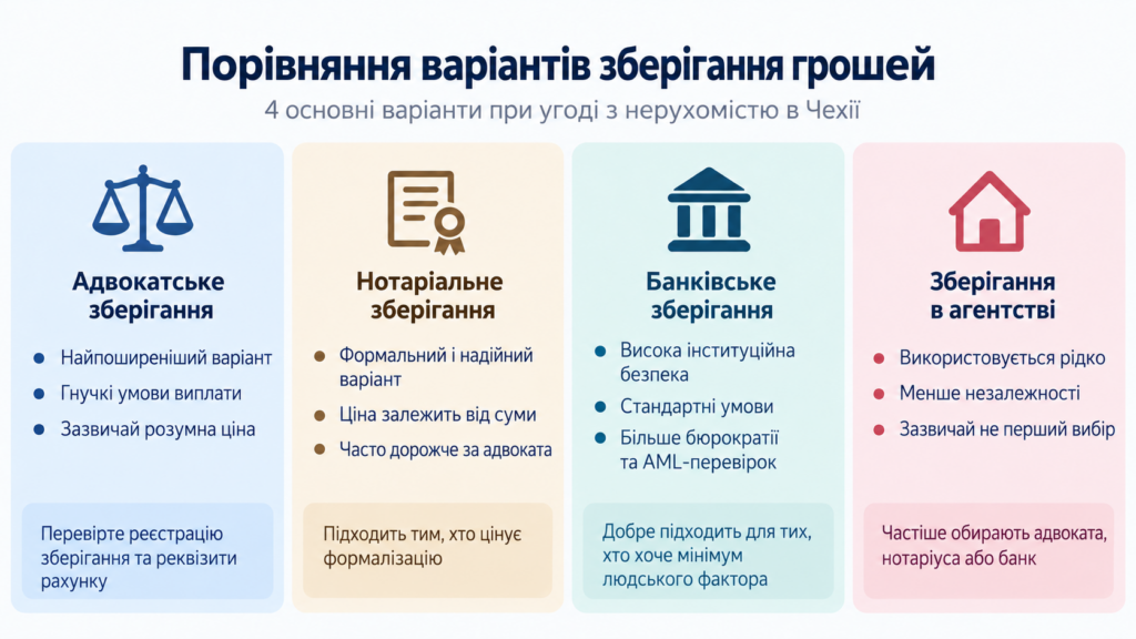 Порівняння варіантів зберігання грошей